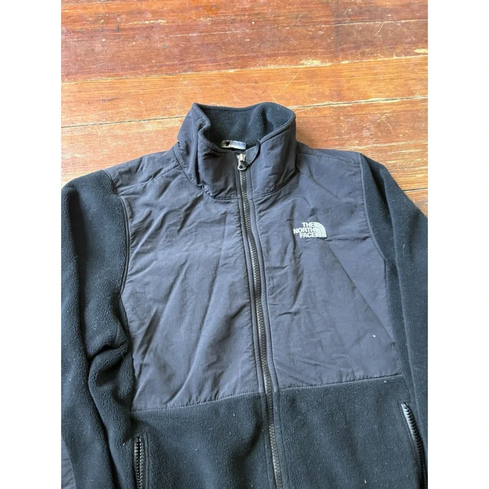 The North Face Denali Fleece Jacket Girl's‎ Size XL Black TNF Youth